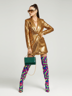 MIDTOWN Gold Sequin Blazer Jacket BYMANYC ® New York - StepByStep