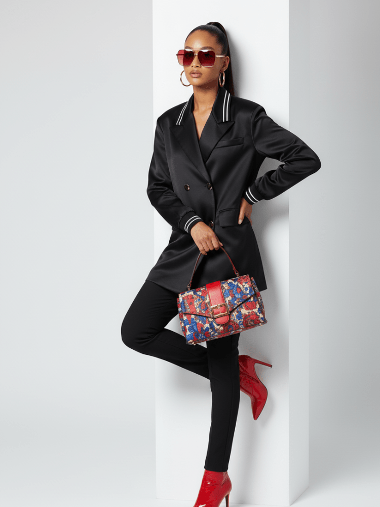 MIDTOWN Satin Tunic Blazer BYMANYC ® New York - StepByStep