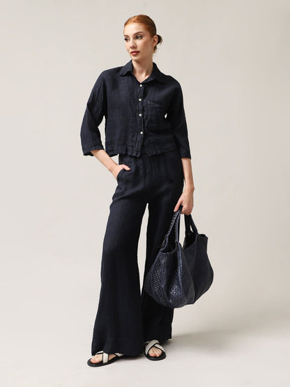 Moteriški marškiniai, Capsule Collection, 100% linas - StepByStep