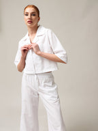 Moteriški trumpi kasdieniai marškiniai - StepByStep