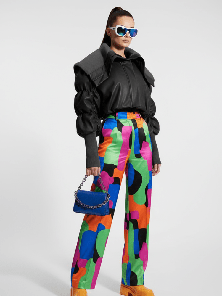 Motorcycle Leather Puff Sleeve Jacket MEATPACKING BYMANYC ® New York - StepByStep