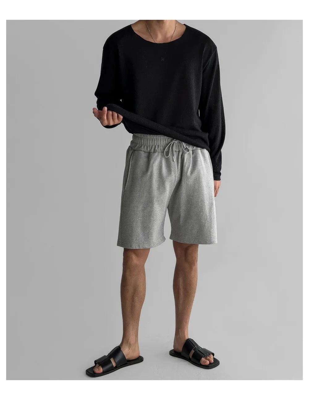 New 2026 Men's Casual Long Sleeve T Shirt O - neck Solid Color Breathable Men Streetwear Soft Clothing Fashion Male Shirts Tops - StepByStepNow