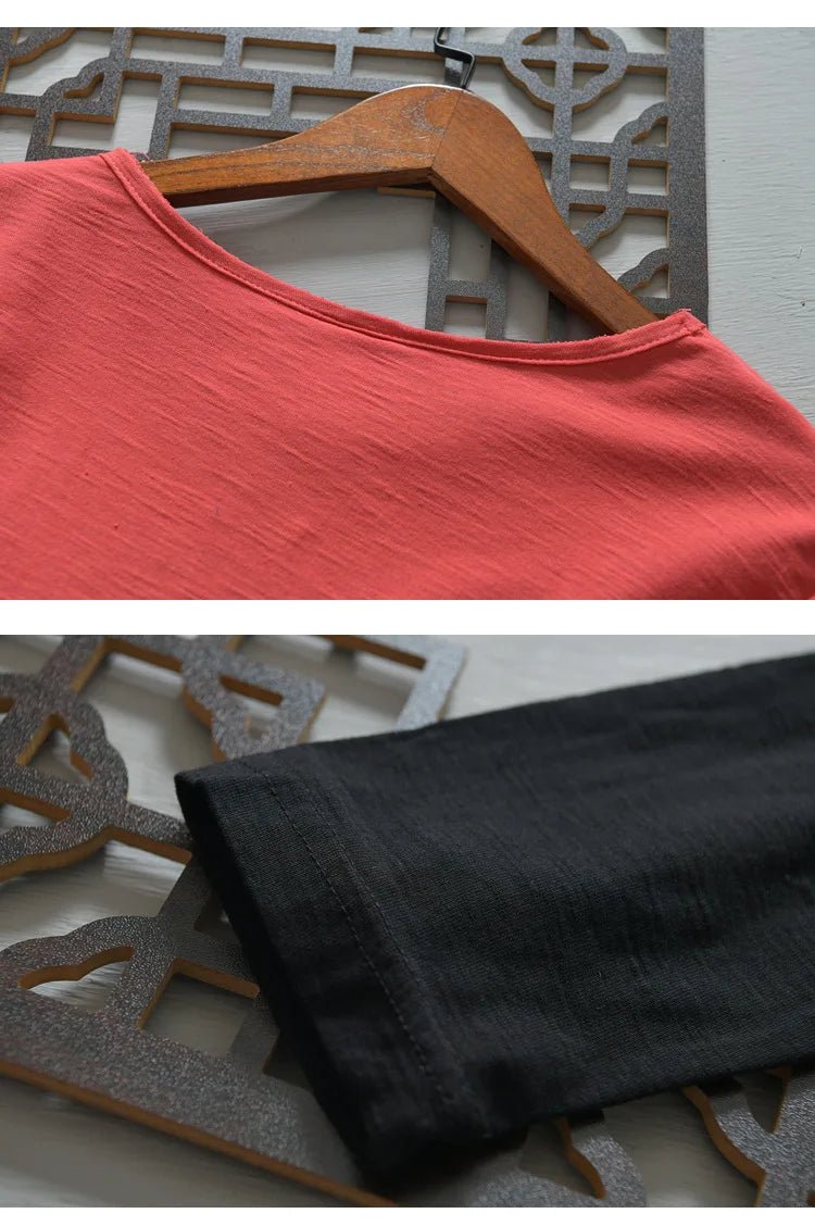 New Autumn Solid Color Long - sleeved T-shirt Men's Casual Bottoming T-shirt Male Cotton Crew Neck T-Shirt - StepByStepNow
