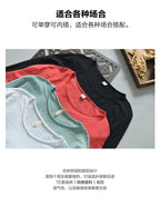 New Autumn Solid Color Long - sleeved T-shirt Men's Casual Bottoming T-shirt Male Cotton Crew Neck T-Shirt - StepByStepNow