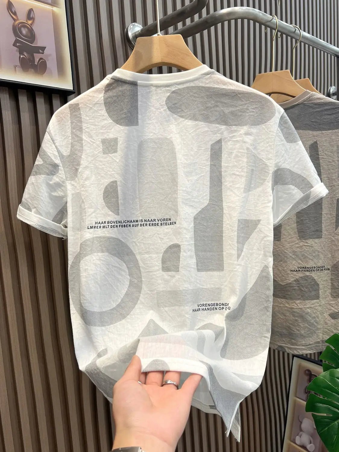 New Fashion Brand Pure Cotton Embroidered T-shirt for Men Slim and Trendy T-shirt for Men Summer Clothes Breathable Top - StepByStepNow