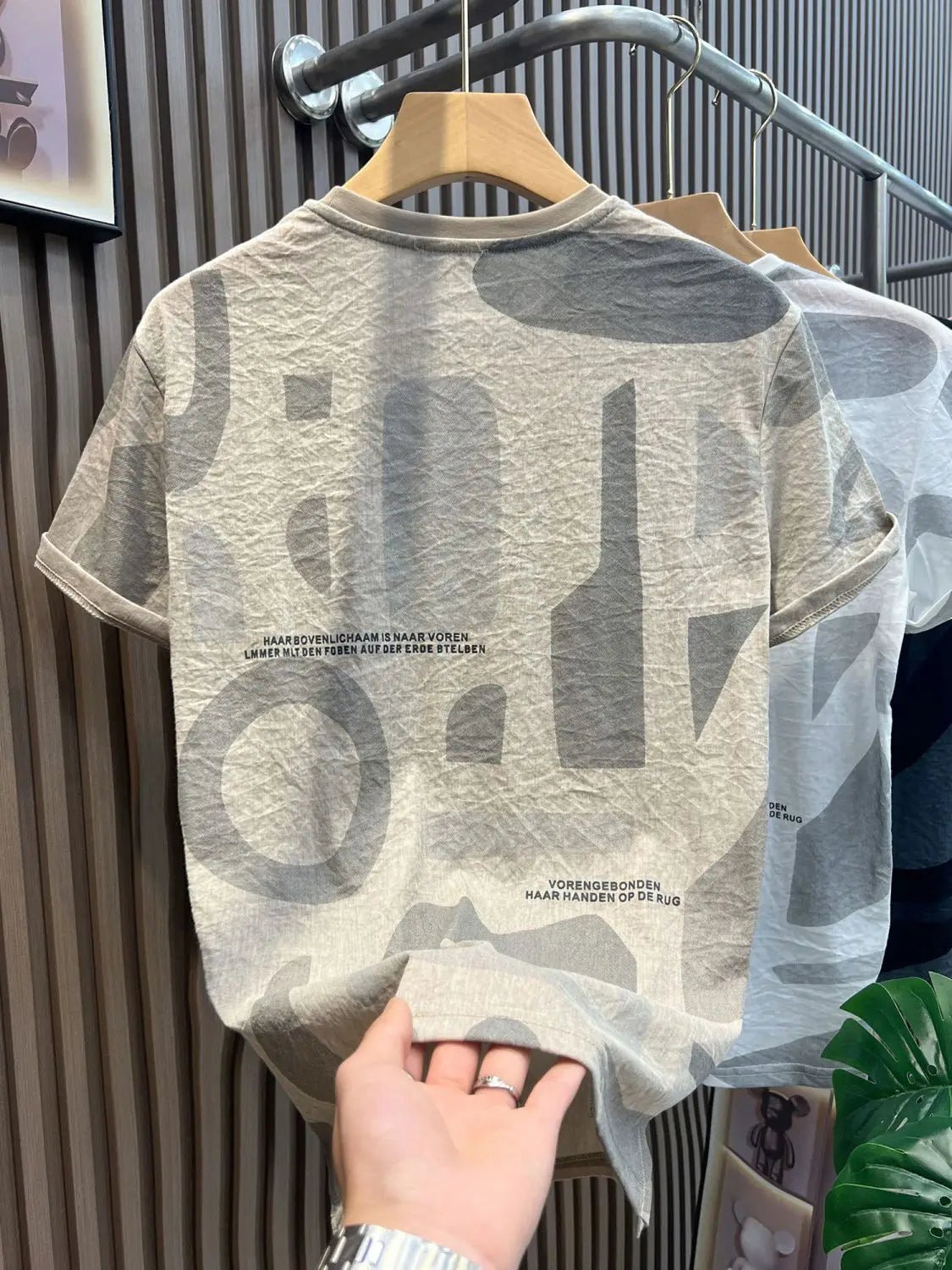 New Fashion Brand Pure Cotton Embroidered T-shirt for Men Slim and Trendy T-shirt for Men Summer Clothes Breathable Top - StepByStepNow