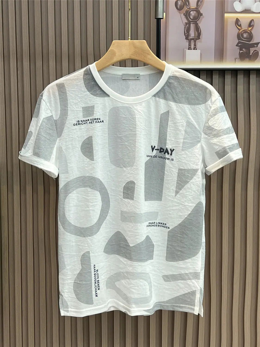 New Fashion Brand Pure Cotton Embroidered T-shirt for Men Slim and Trendy T-shirt for Men Summer Clothes Breathable Top - StepByStepNow