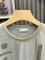 New Fashion Brand Pure Cotton Embroidered T-shirt for Men Slim and Trendy T-shirt for Men Summer Clothes Breathable Top - StepByStepNow