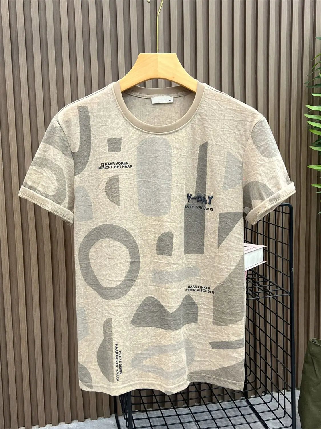 New Fashion Brand Pure Cotton Embroidered T-shirt for Men Slim and Trendy T-shirt for Men Summer Clothes Breathable Top - StepByStepNow