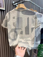 New Fashion Brand Pure Cotton Embroidered T-shirt for Men Slim and Trendy T-shirt for Men Summer Clothes Breathable Top - StepByStepNow