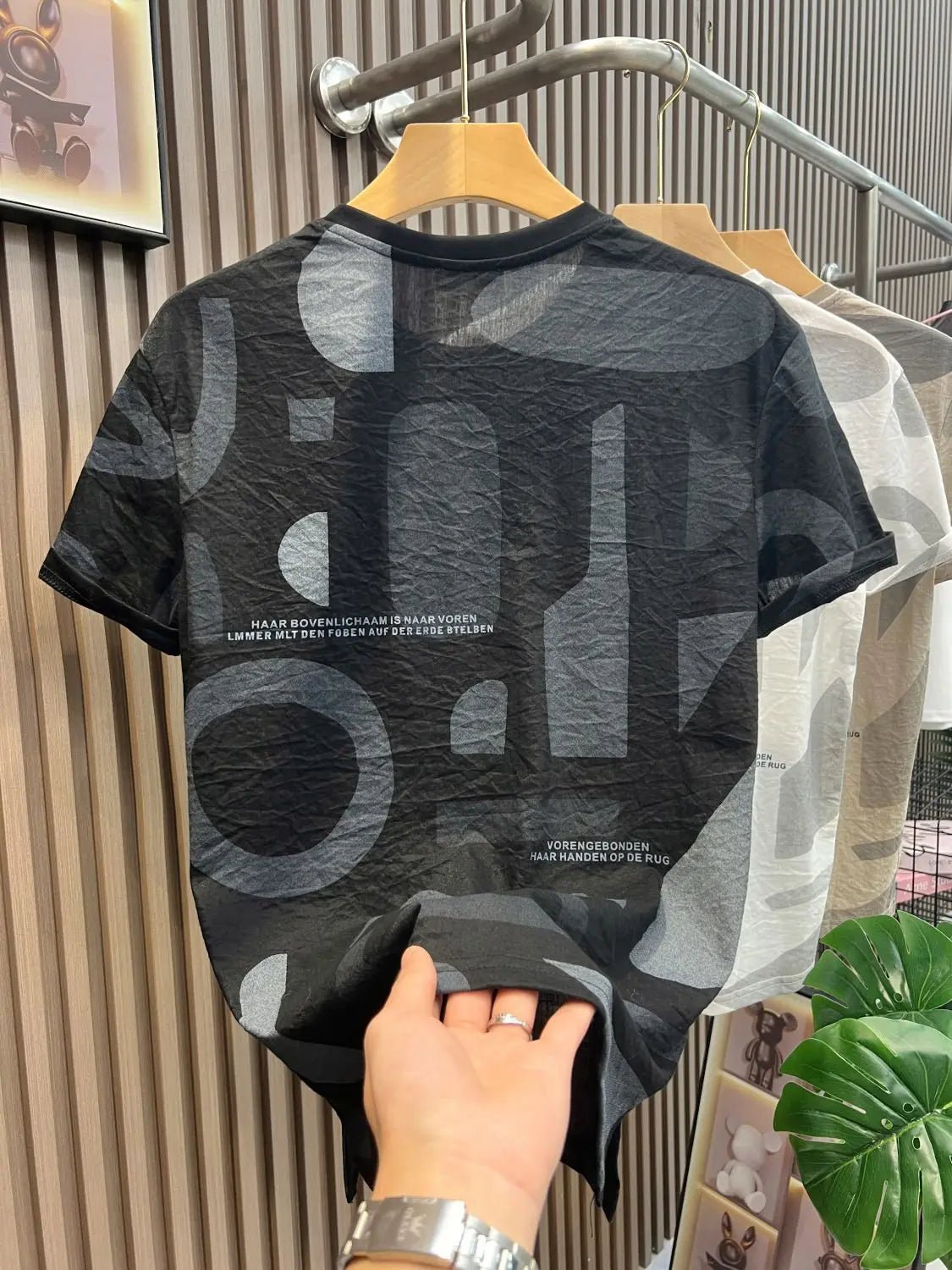 New Fashion Brand Pure Cotton Embroidered T-shirt for Men Slim and Trendy T-shirt for Men Summer Clothes Breathable Top - StepByStepNow