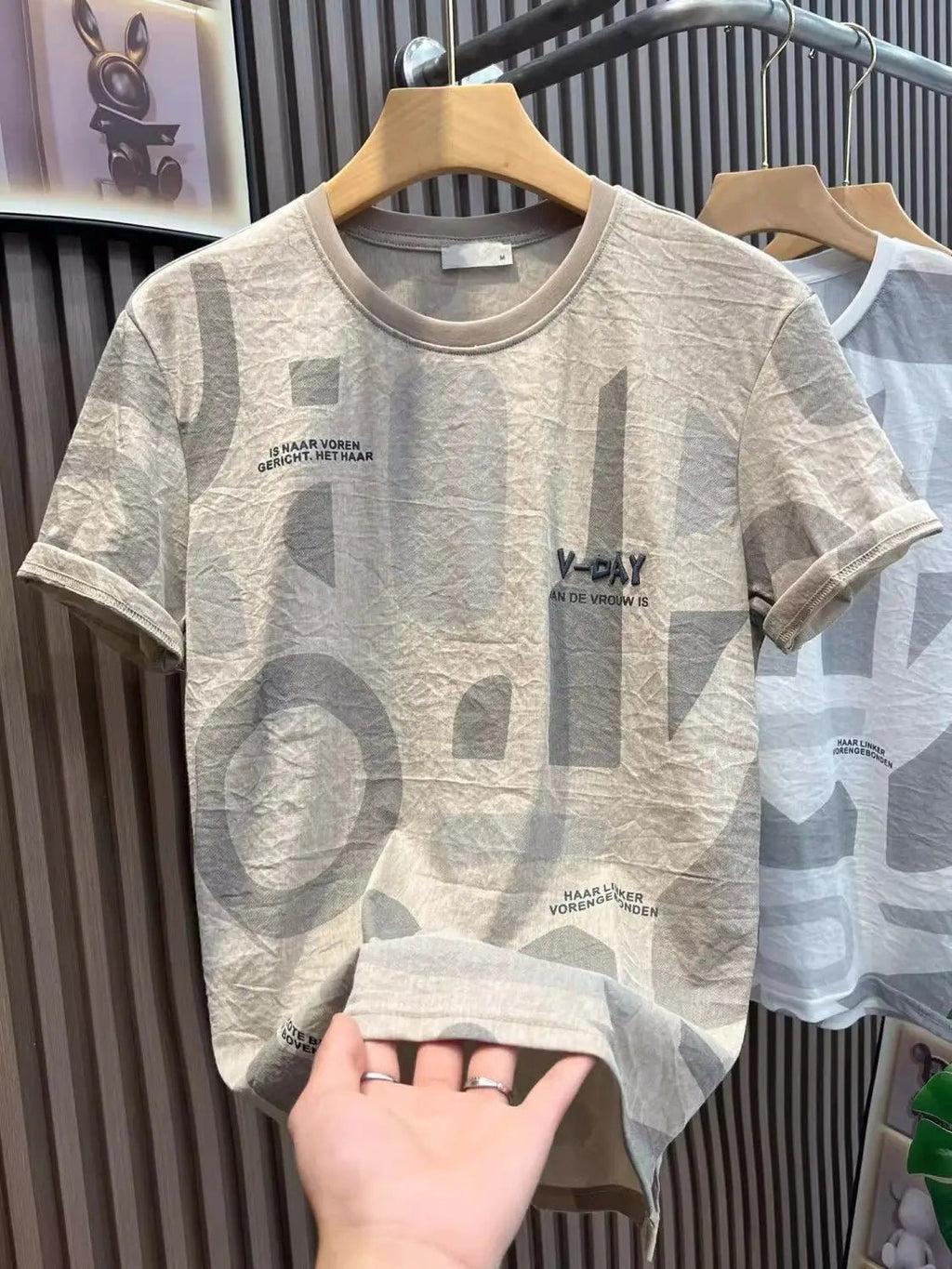 New Fashion Brand Pure Cotton Embroidered T-shirt for Men Slim and Trendy T-shirt for Men Summer Clothes Breathable Top - StepByStepNow
