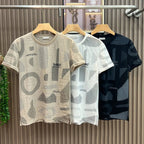 New Fashion Brand Pure Cotton Embroidered T-shirt for Men Slim and Trendy T-shirt for Men Summer Clothes Breathable Top - StepByStepNow