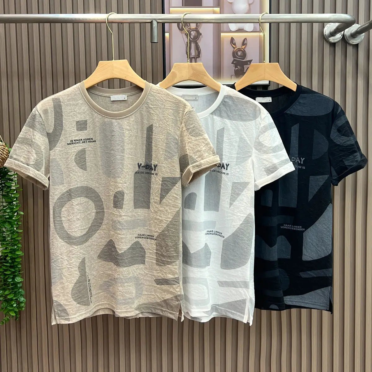 New Fashion Brand Pure Cotton Embroidered T-shirt for Men Slim and Trendy T-shirt for Men Summer Clothes Breathable Top - StepByStepNow