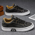 New Men Cowboy Canvas Shoes Size 39 - 48 Trend Breathable Youth Board Shoes Fashion Outdoor Men's Casual Jogging Sneakers Zapatos - StepByStepNow
