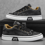 New Men Cowboy Canvas Shoes Size 39 - 48 Trend Breathable Youth Board Shoes Fashion Outdoor Men's Casual Jogging Sneakers Zapatos - StepByStepNow