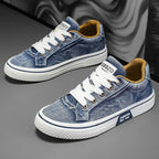 New Men Cowboy Canvas Shoes Size 39 - 48 Trend Breathable Youth Board Shoes Fashion Outdoor Men's Casual Jogging Sneakers Zapatos - StepByStepNow