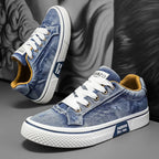 New Men Cowboy Canvas Shoes Size 39 - 48 Trend Breathable Youth Board Shoes Fashion Outdoor Men's Casual Jogging Sneakers Zapatos - StepByStepNow