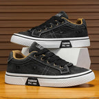 New Men Cowboy Canvas Shoes Size 39 - 48 Trend Breathable Youth Board Shoes Fashion Outdoor Men's Casual Jogging Sneakers Zapatos - StepByStepNow