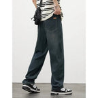 Jeans vintage casual da uomo con tessuto morbido di alta qualità e stile baggy coreano - StepByStepNow