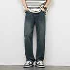Jeans vintage casual da uomo con tessuto morbido di alta qualità e stile baggy coreano - StepByStepNow