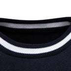 New Men's Stretch Knit T Shirts Casual Short Sleeve Summer Top Knitted Pullover Shirts Crewneck Contrast Knitwear - StepByStepNow