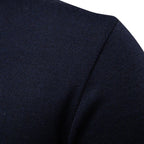 New Men's Stretch Knit T Shirts Casual Short Sleeve Summer Top Knitted Pullover Shirts Crewneck Contrast Knitwear - StepByStepNow