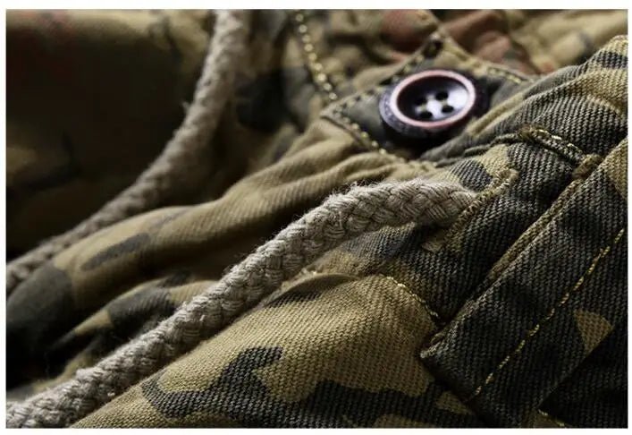 New Summer Men Camouflage Cargo Jogger Shorts Man Military Multi Pockets Loose Tooling Pants Quality Male Cotton Casual Shorts 8 - StepByStepNow