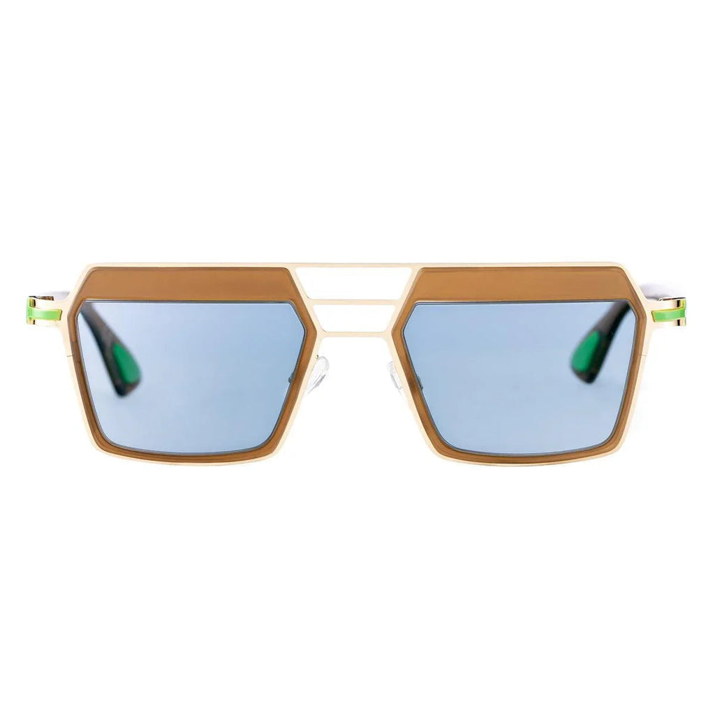 AirDP New York C4 photochromic sunglasses in gold, grey, brown