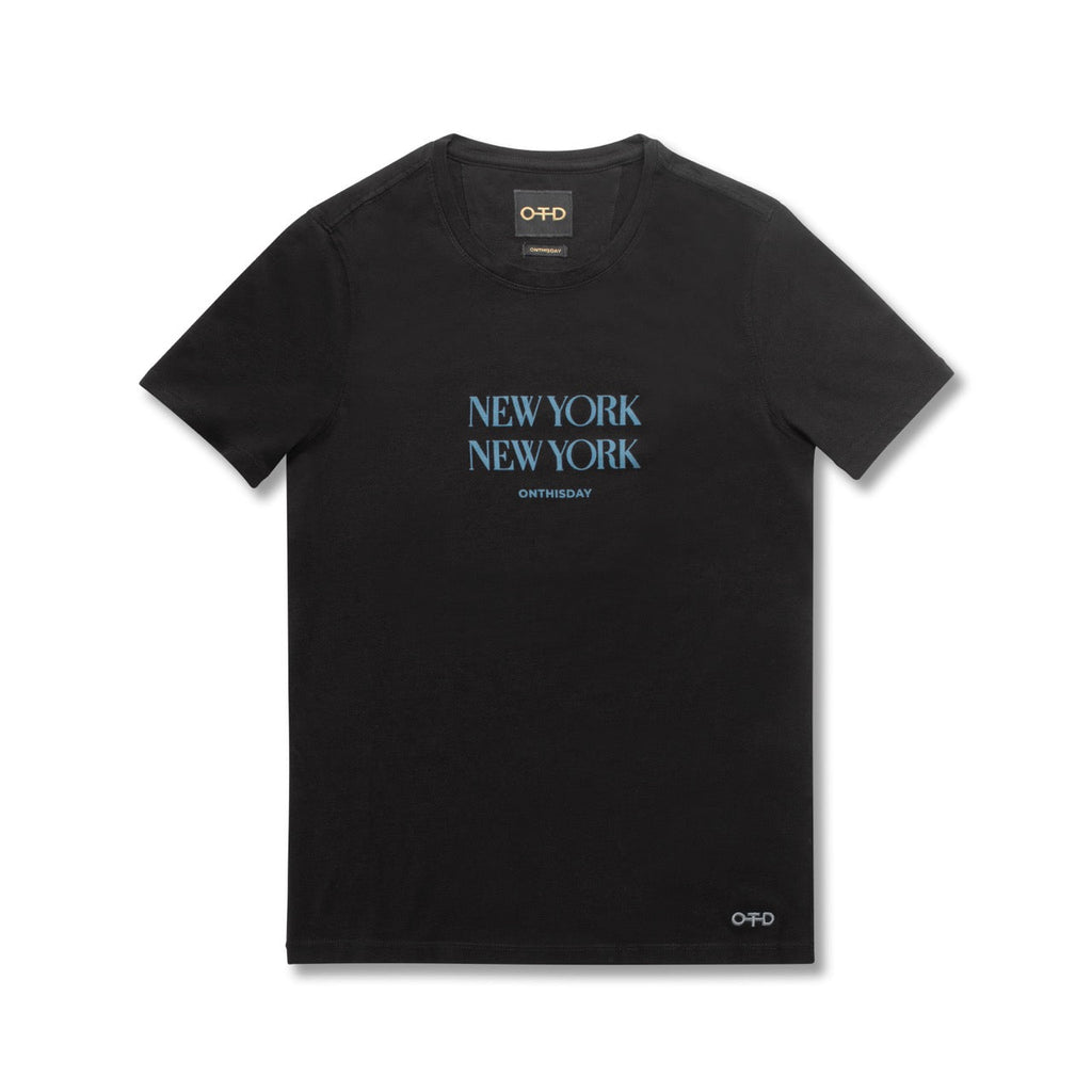 "new york new york" Graphic Short Sleeve Knit Tee - StepByStep