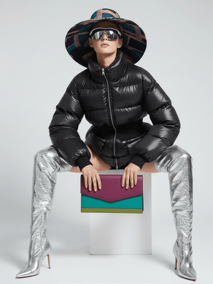 NOHO Elastic Waist Puffer Jacket BYMANYC ® New York - StepByStep