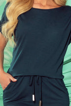 Numoco 139 - 7 Sports dress with short sleeves - dark green - StepByStep