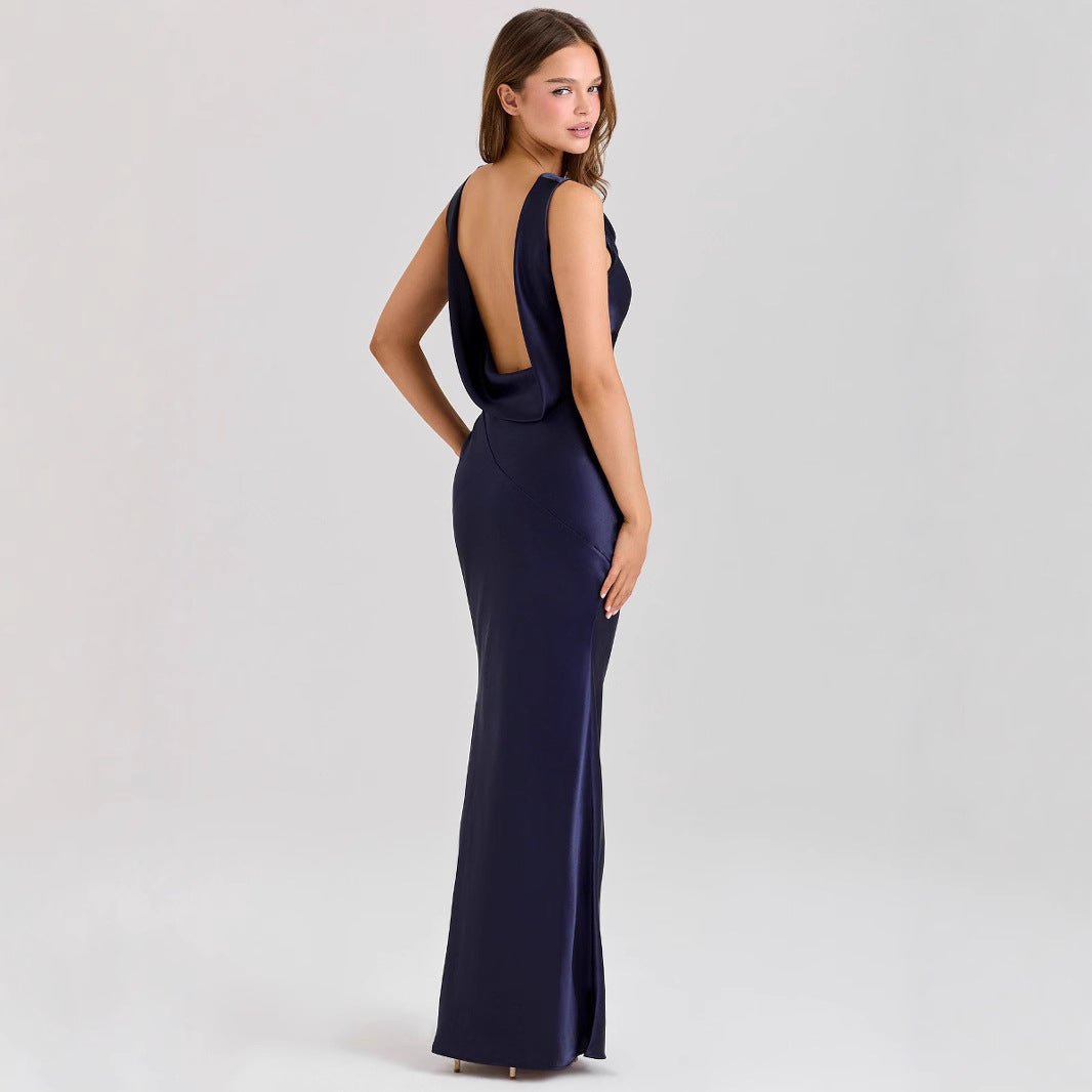 Off - the - Shoulder Fitted Chiffon Dress For Women, Upper West Side, BYMANYC New York. - StepByStep