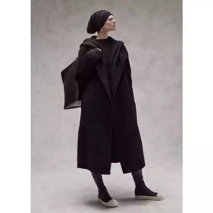 Owen Seak Men Brimless Cullover Berretto mascherato Maglia gotica Autunno Casual Donna High Street Designer di lusso Cappello nero - StepByStepNow