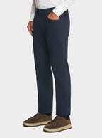 Pantalone 5 tasche in cotone stretch con microfantasia - StepByStep