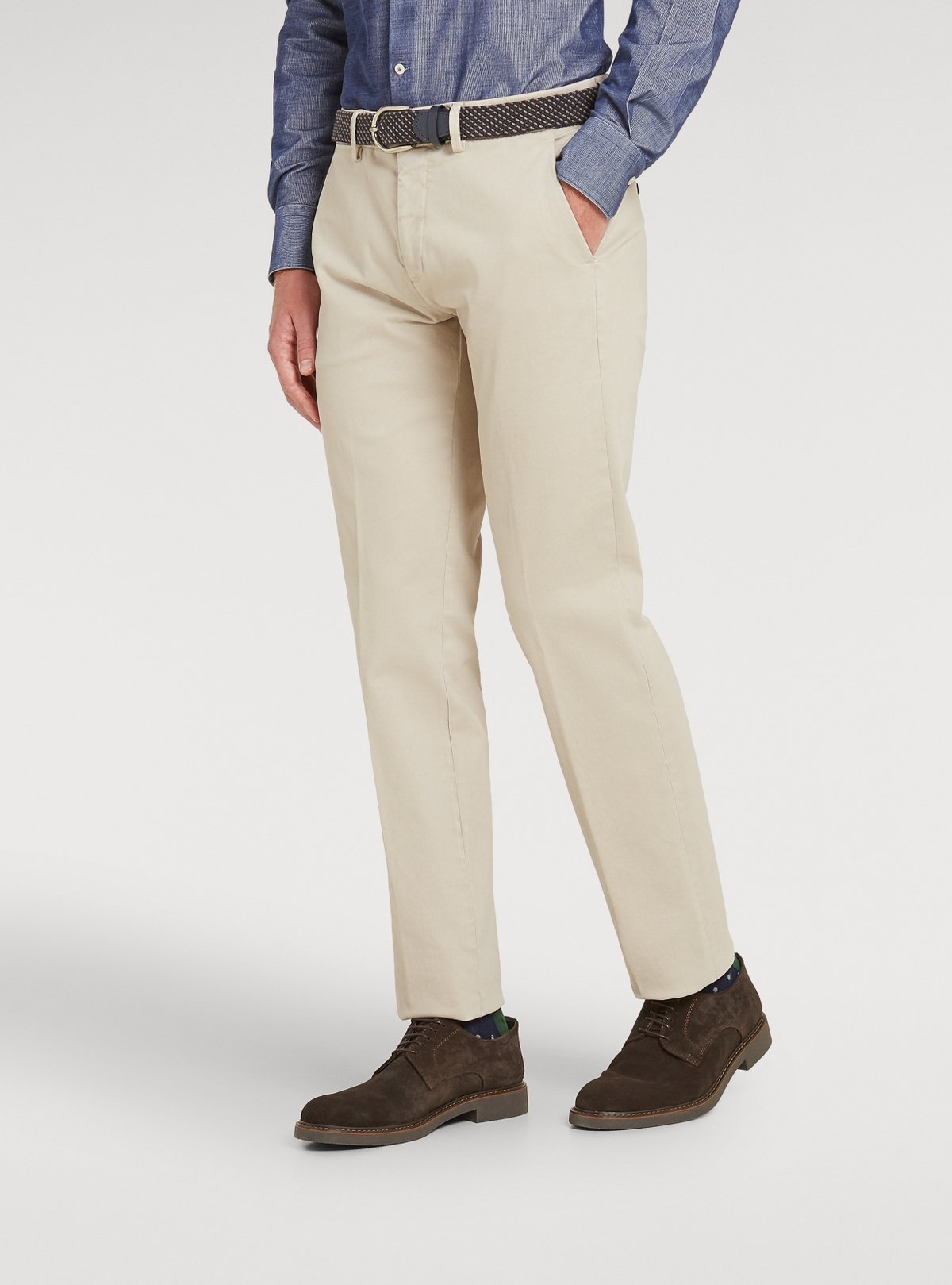 Pantalone chinos tasca America in cotone - StepByStep