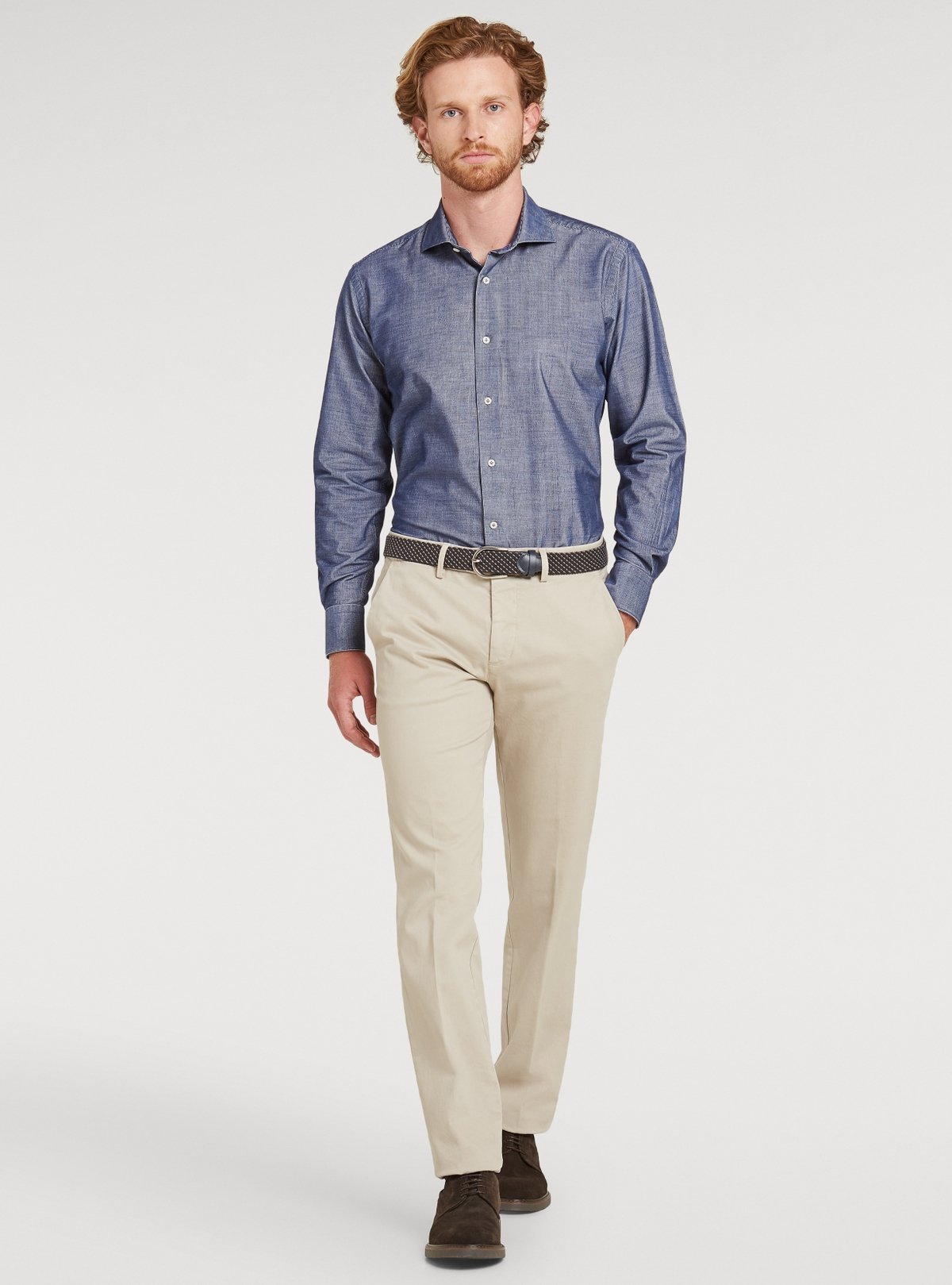 Pantalone chinos tasca America in cotone - StepByStep