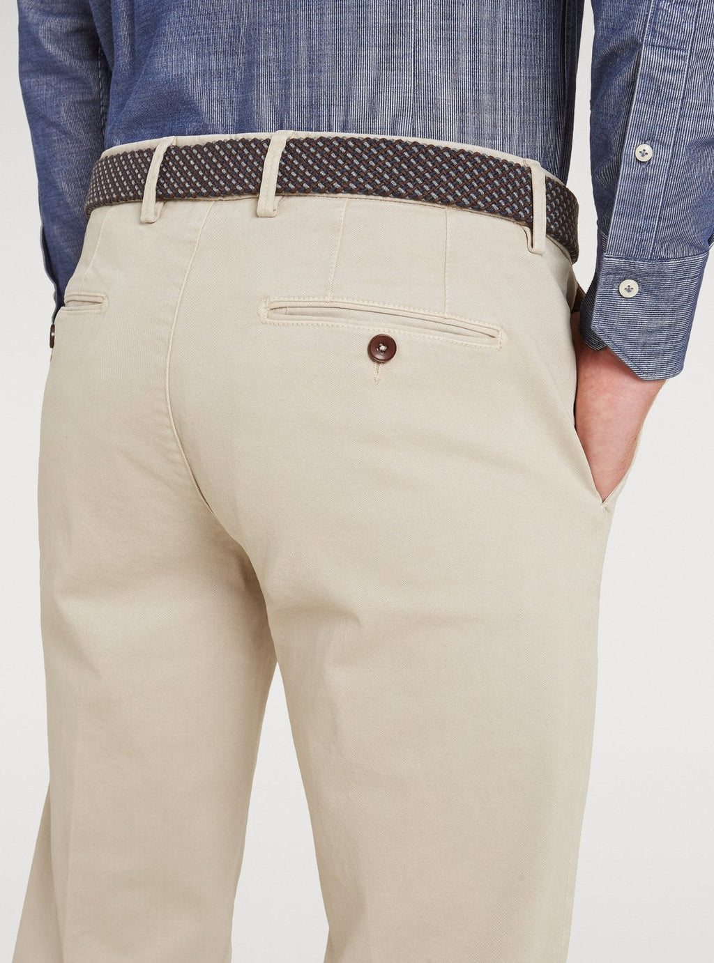 Pantalone chinos tasca America in cotone - StepByStep