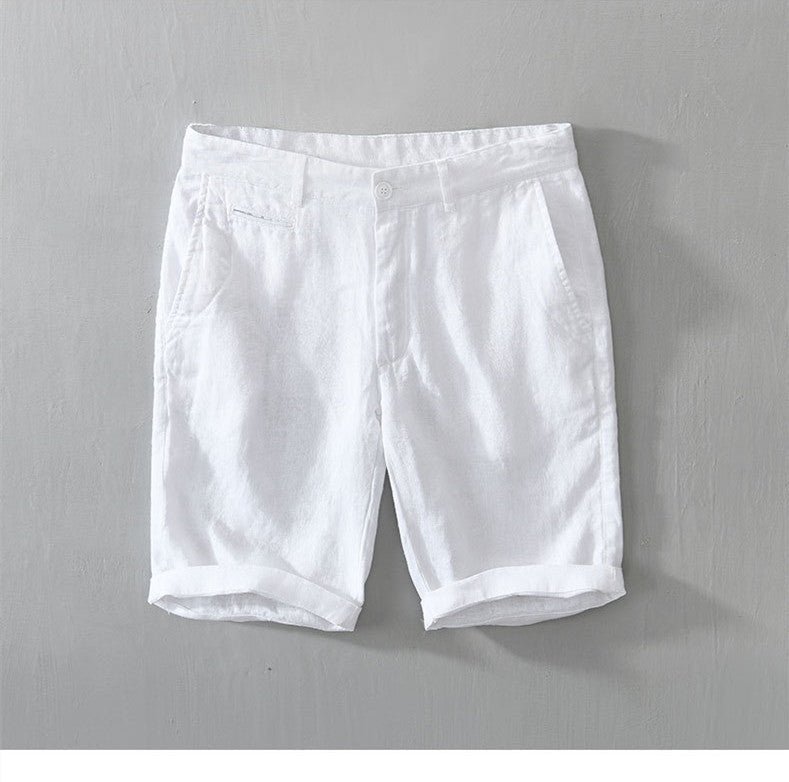 Men’s Linen Bermuda Shorts — Image 1