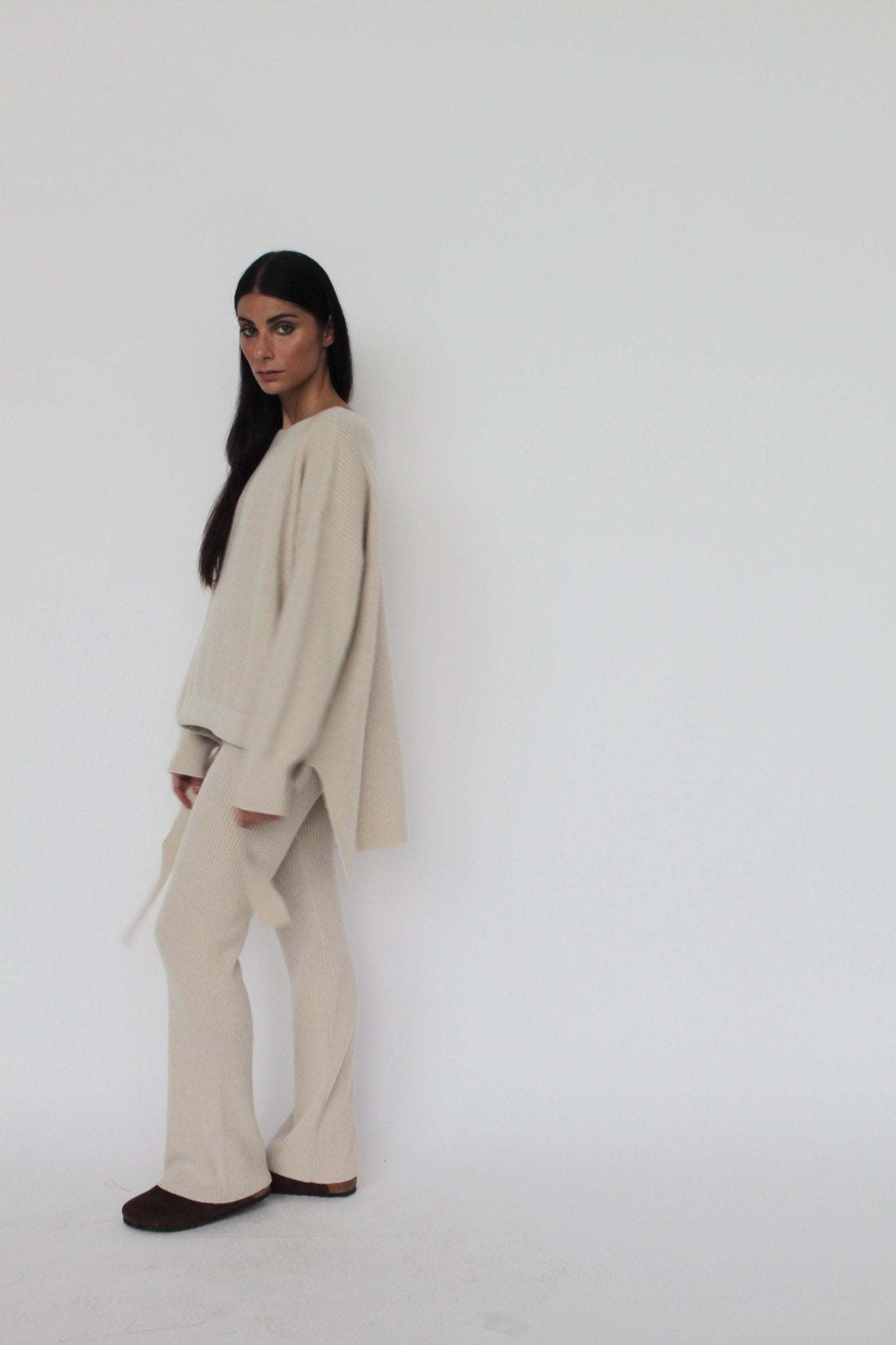 Pantalone in maglia in misto Cashmere - Angela - StepByStep