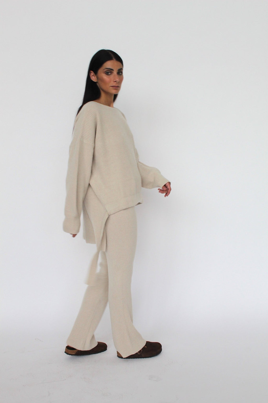 Pantalone in maglia in misto Cashmere - Angela - StepByStep