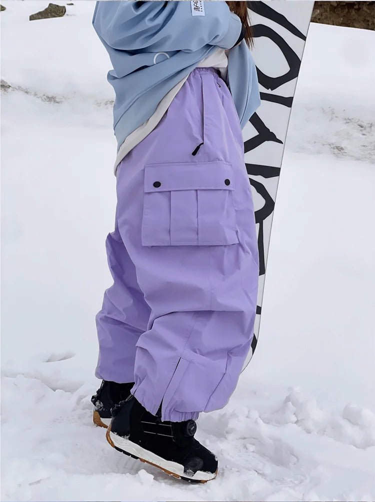 Pantaloni da neve caldi impermeabili antivento unisex  Pantaloni da snowboard da sci Pantaloni cargo - StepByStepNow