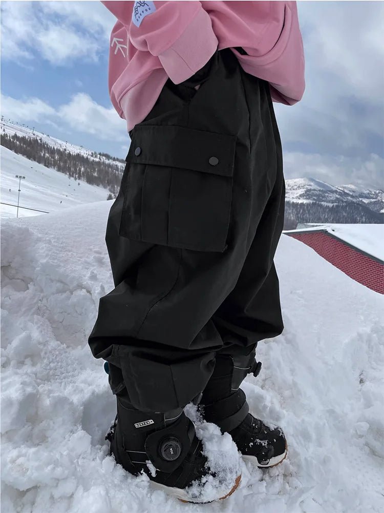 Pantaloni da neve caldi impermeabili antivento unisex  Pantaloni da snowboard da sci Pantaloni cargo - StepByStepNow