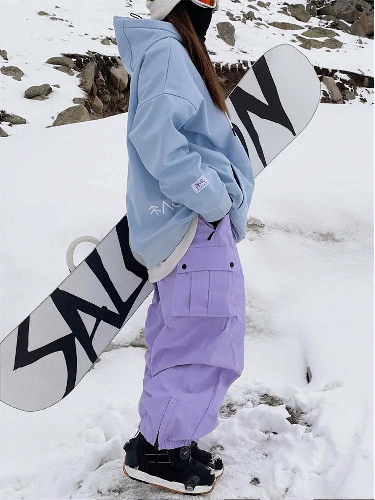 Pantaloni da neve caldi impermeabili antivento unisex  Pantaloni da snowboard da sci Pantaloni cargo - StepByStepNow