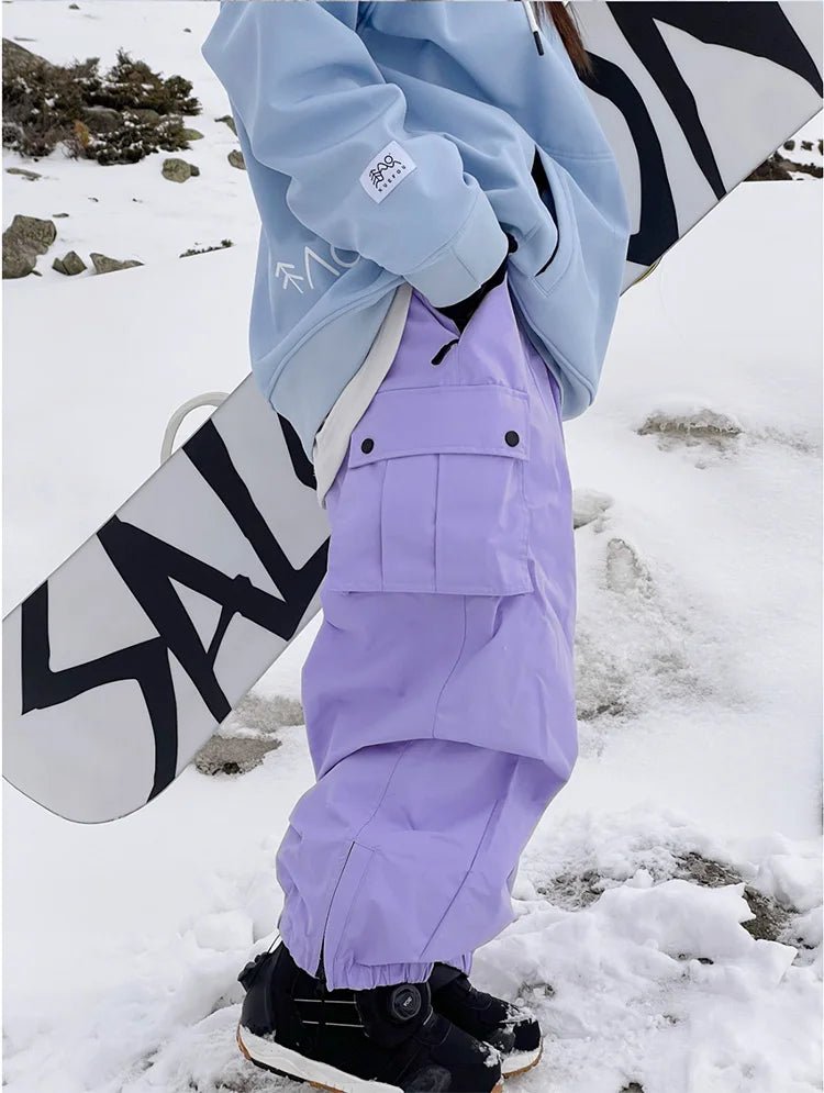 Pantaloni da neve caldi impermeabili antivento unisex  Pantaloni da snowboard da sci Pantaloni cargo - StepByStepNow