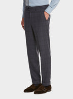 Pantaloni in misto lana con fantasia a quadri - StepByStep