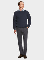 Pantaloni in misto lana con fantasia a quadri - StepByStep