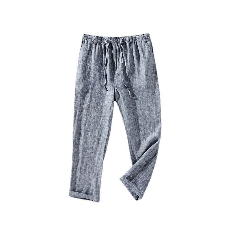 Pantaloni Lino Uomo - Old Money® - StepByStepNow