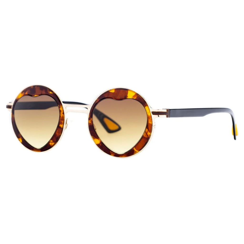 AirDP Paris C1 sunglasses in Havana / tortoiseshell, gold, brown