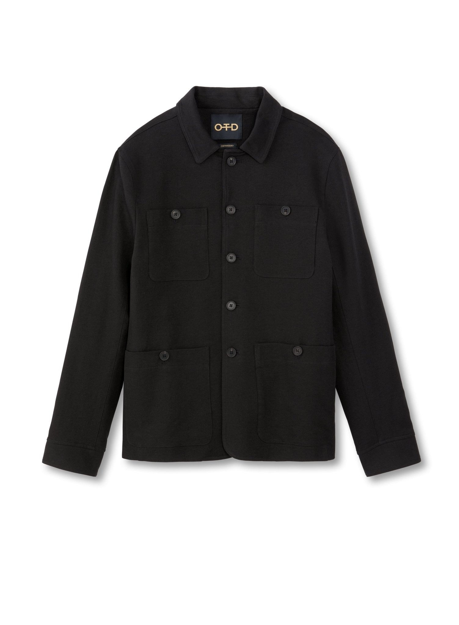 Patch Pocket Task Jacket (Black) - StepByStep